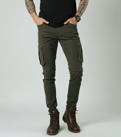 L'MONTE Imported Multi Pockets Cotton Cargo Joggers My Store