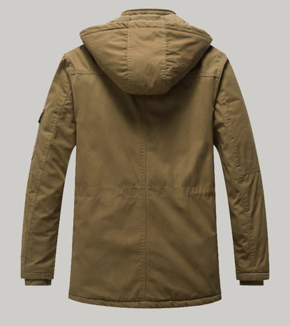 L'MONTE Men's Khaki Heavy-Duty Winter Jacket My Store