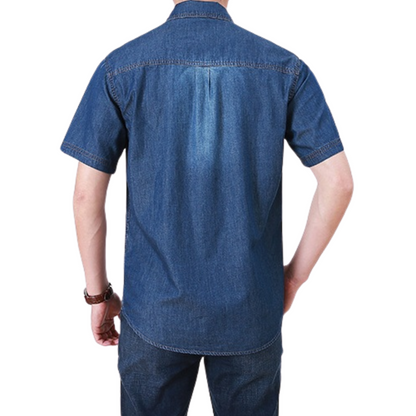 L'MONTE Imported Men's Washed Denim Shirts for Men Lmonte International