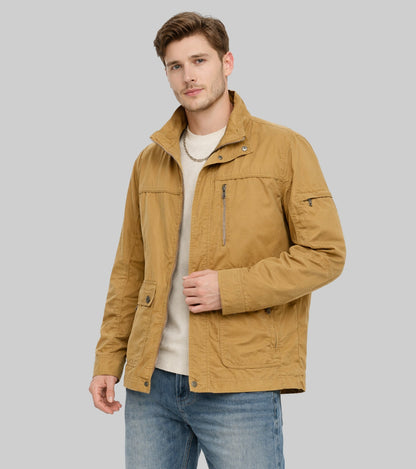 L'MONTE Men's Cotton Yellow Jacket For Mild Winter My Store