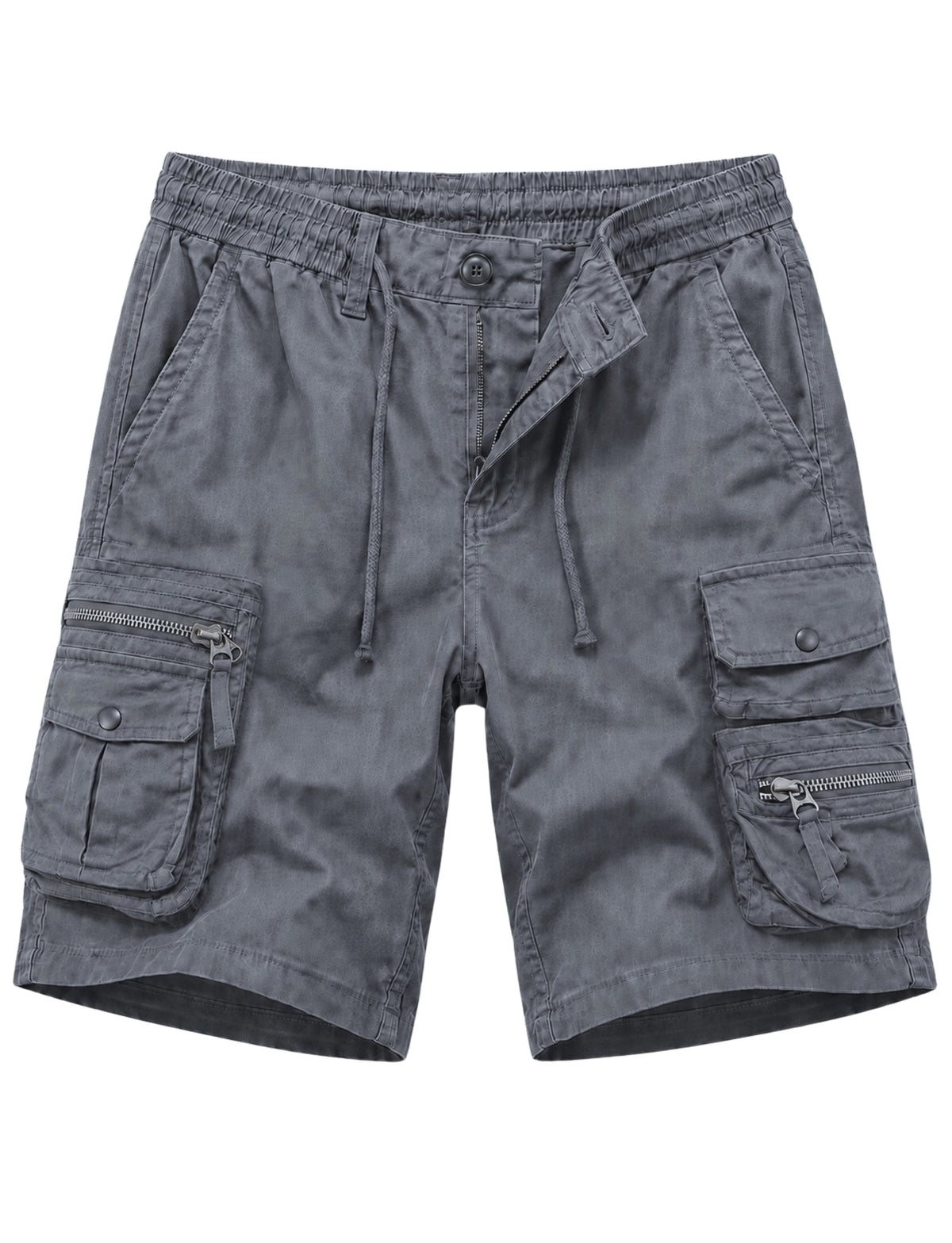 L'MONTE Imported Multi-Pocket Grey Cargo Shorts for Men My Store