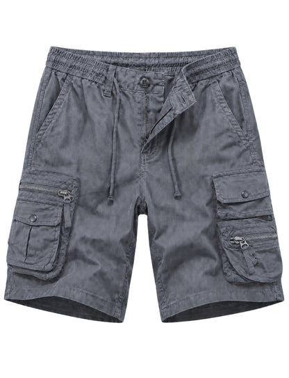 L'MONTE Imported Multi-Pocket Grey Cargo Shorts for Men My Store