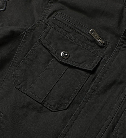 L'MONTE Men's Black Military-Style Cargo Winter Jacket My Store