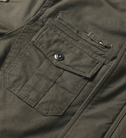 L'MONTE Men's Army Green Military-Style Cargo Winter Jacket My Store