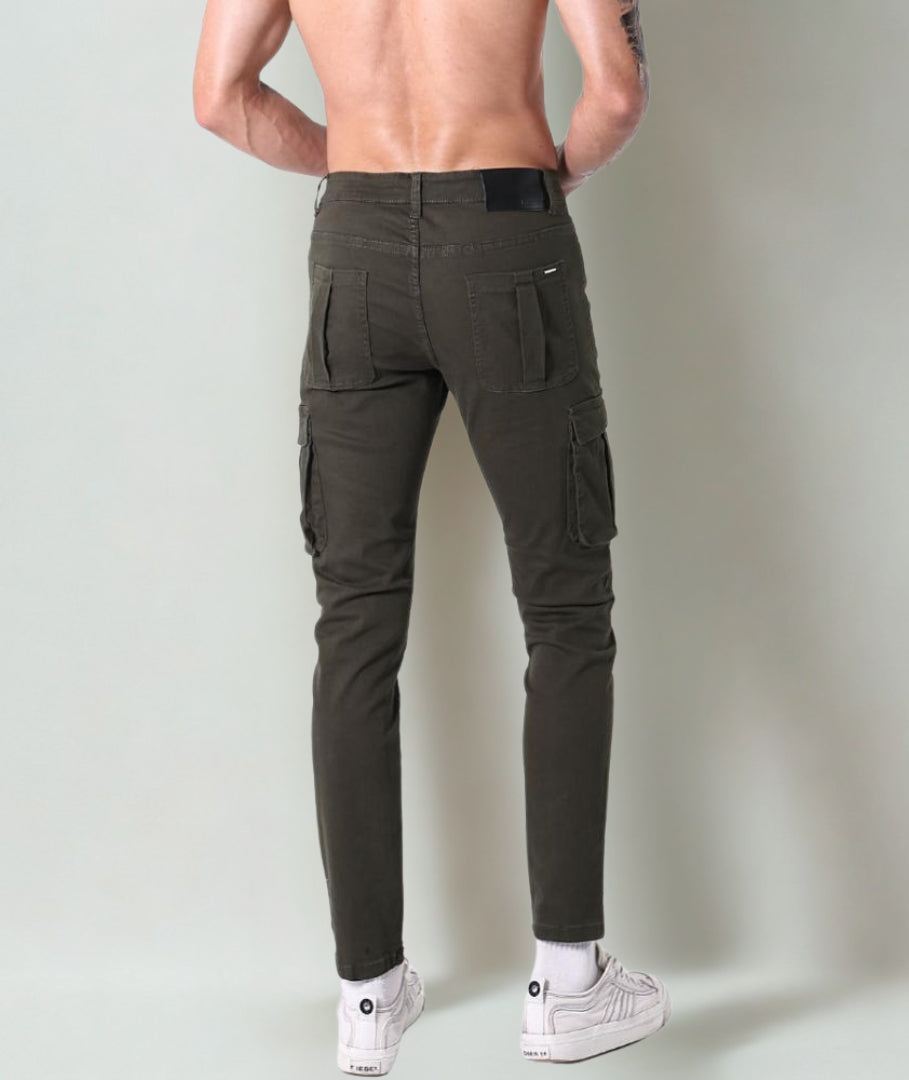 L'MONTE Imported Multi Pockets Cotton Cargo Joggers My Store