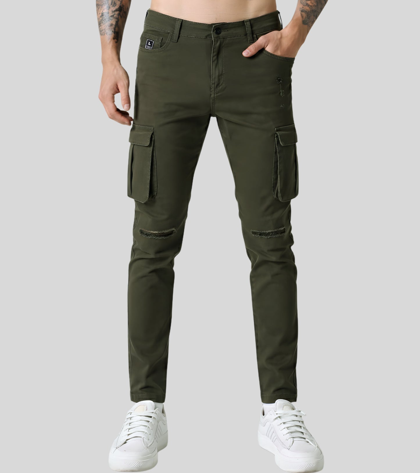 L'MONTE Imported Multi Pockets Cotton Cargo Joggers My Store