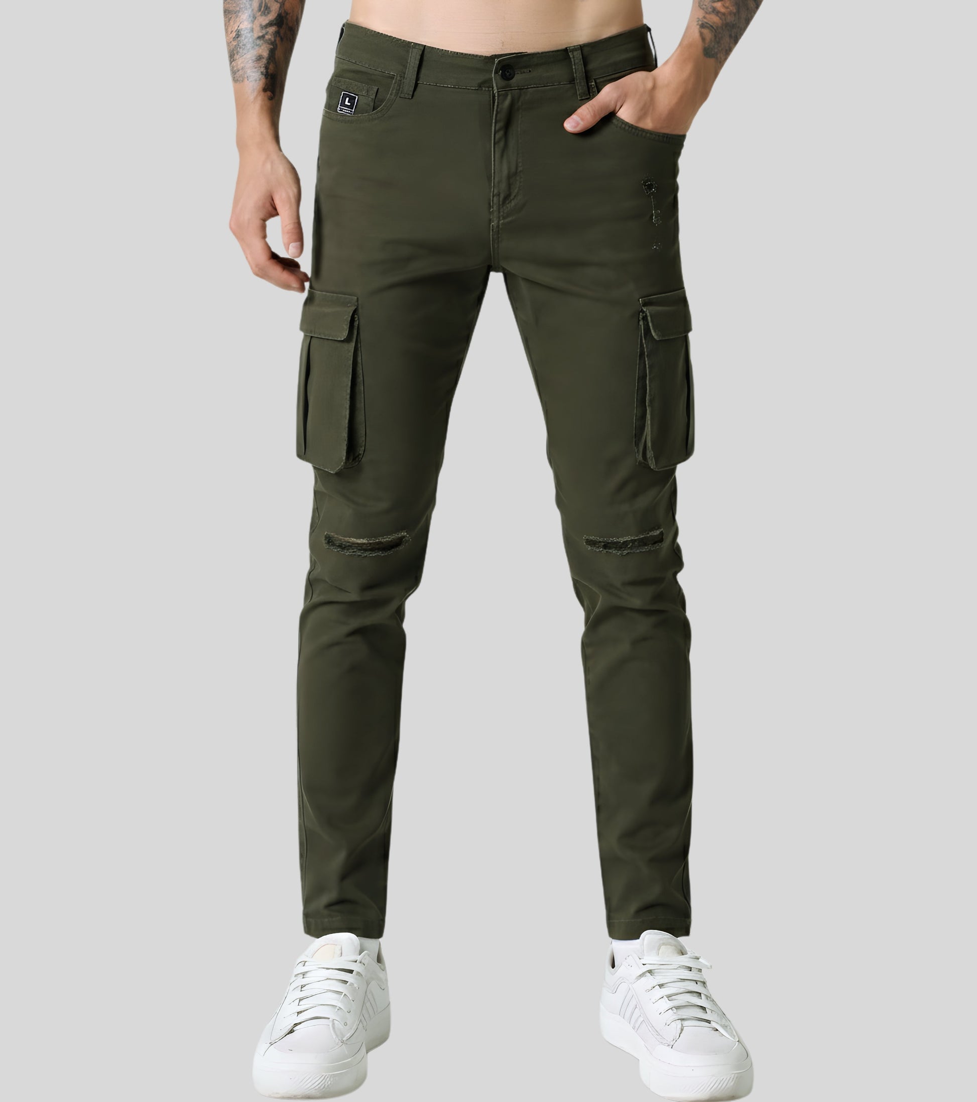 L'MONTE Imported Multi Pockets Cotton Cargo Joggers My Store