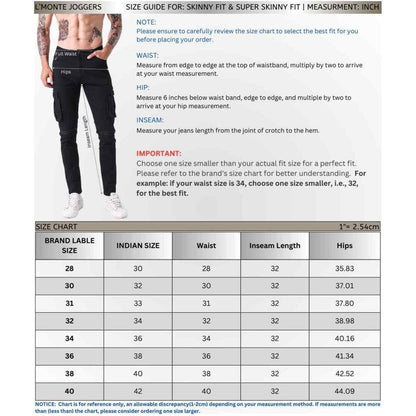 L'MONTE  Men's Skinny Fit Stretchy Joggers My Store