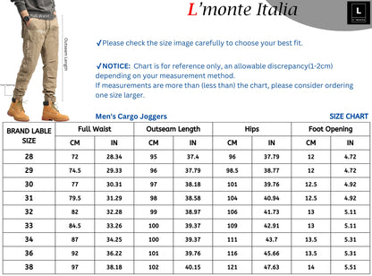 L'MONTE Imported Expandable Elastic Waist Slim Fit Joggers (JGLM7601) My Store