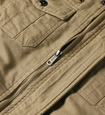 L'MONTE Men's Khaki Military-Style Cargo Winter Jacket My Store