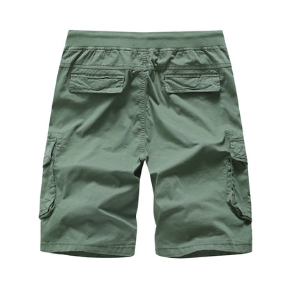 L'MONTE Imported Men's Cotton Green Cargo Shorts Lmonte International
