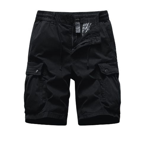 L'MONTE Imported Men's  Black Cotton Cargo Shorts