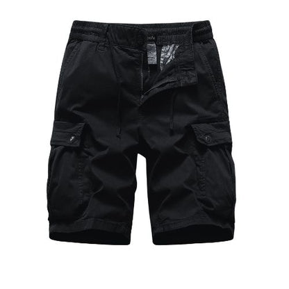 L'MONTE Imported Men's  Black Cotton Cargo Shorts