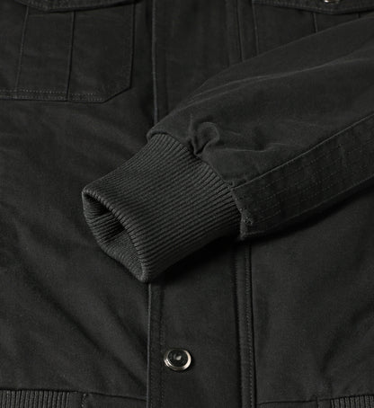 L'MONTE Men's Black Military-Style Cargo Winter Jacket My Store