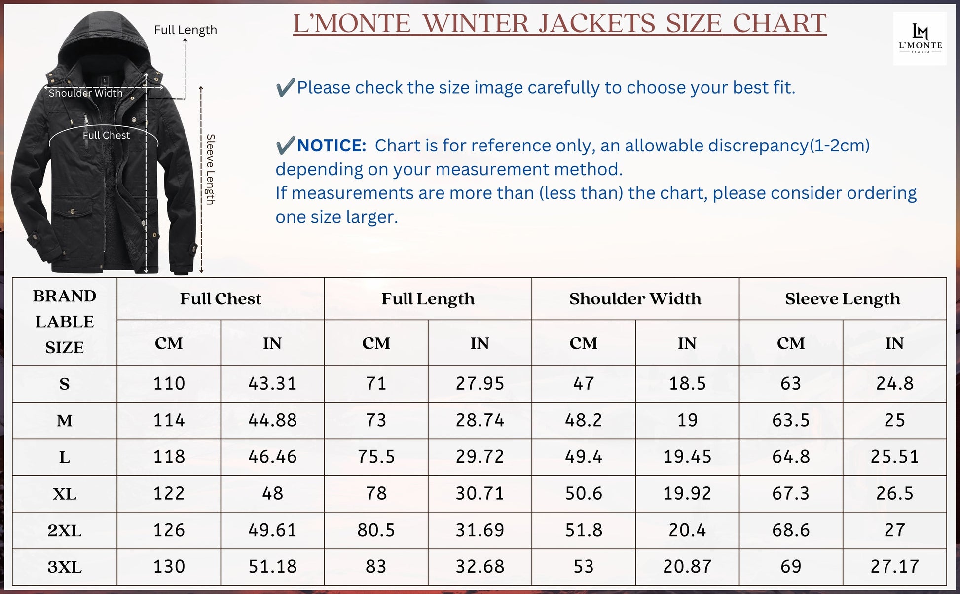 L'MONTE Men's Black Heavy-Duty Winter Cargo Jacket My Store
