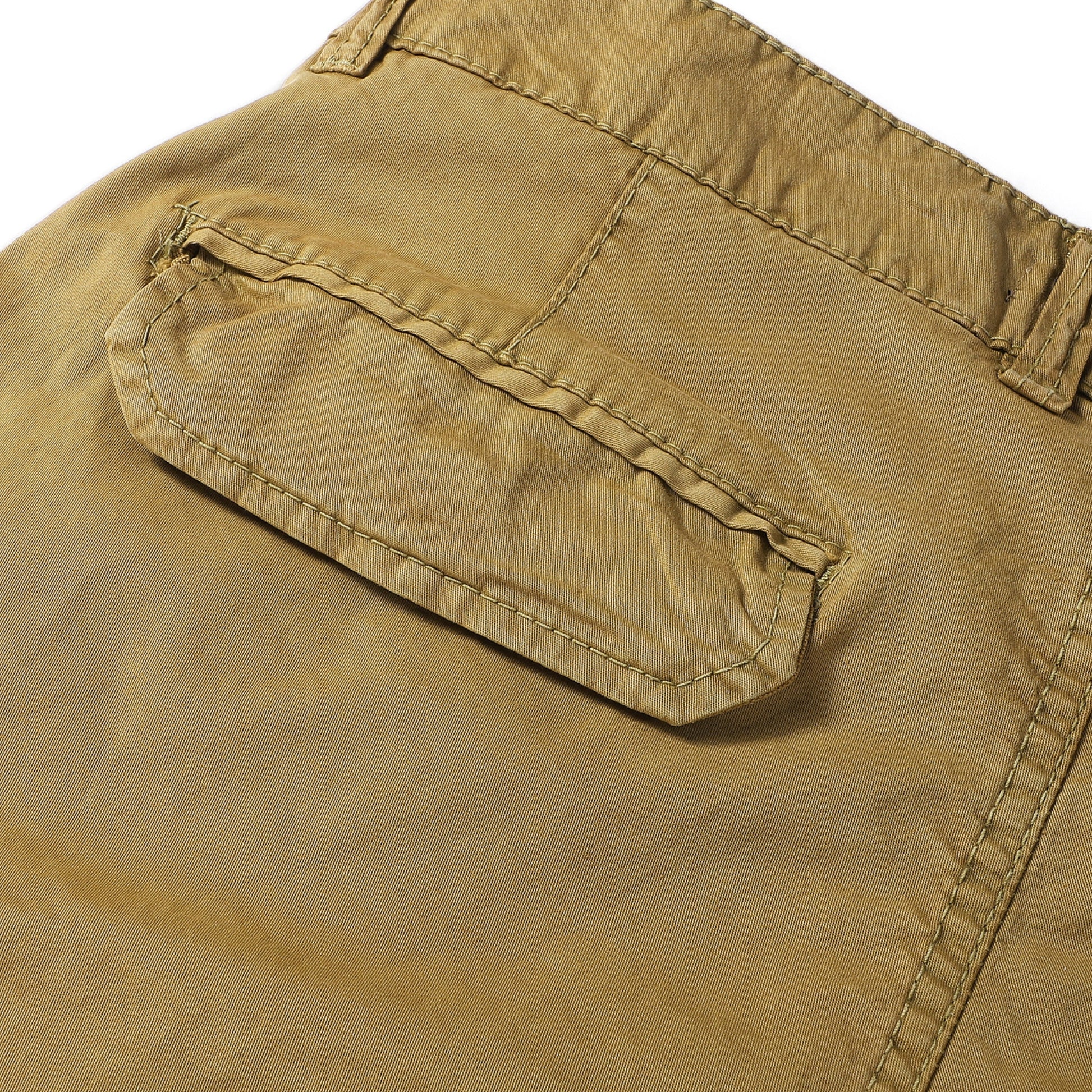 L'MONTE Imported Multi Pockets Outwear Khaki Cargo Short My Store