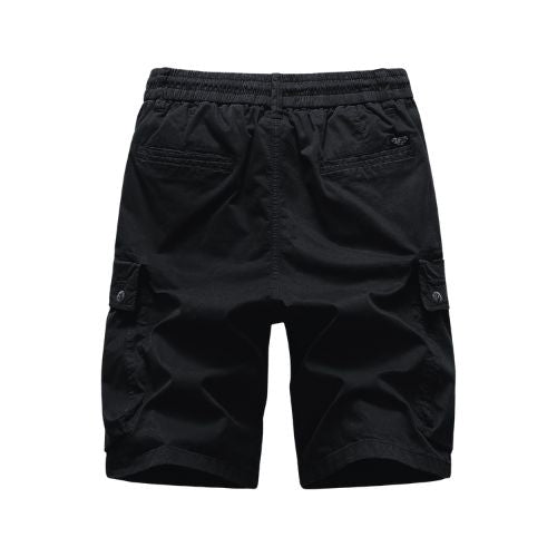 L'MONTE Imported Men's  Black Cotton Cargo Shorts