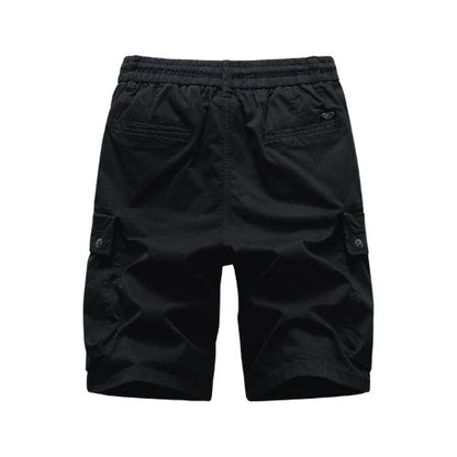 L'MONTE Imported Men's  Black Cotton Cargo Shorts