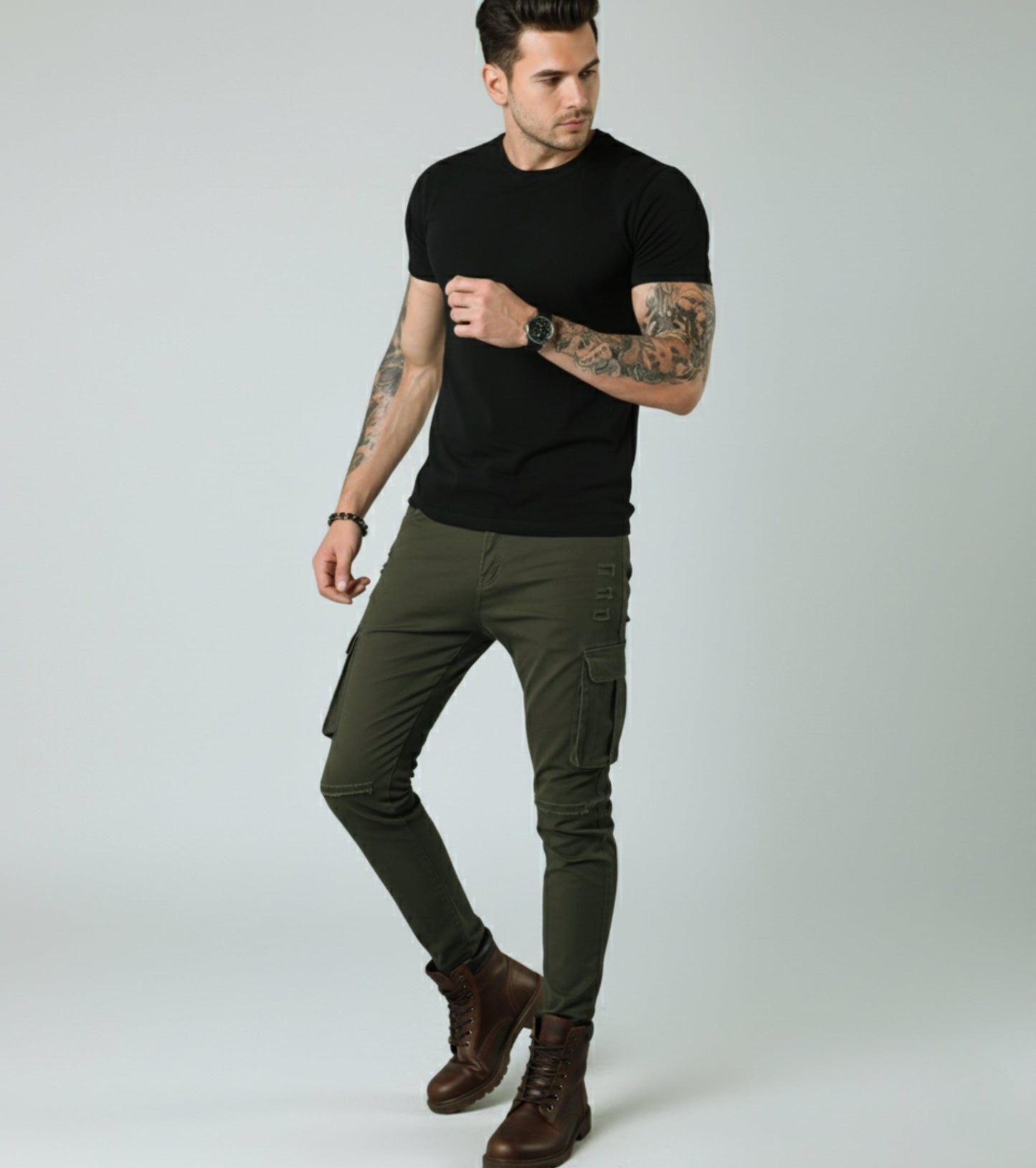 L'MONTE Imported Multi Pockets Cotton Cargo Joggers My Store