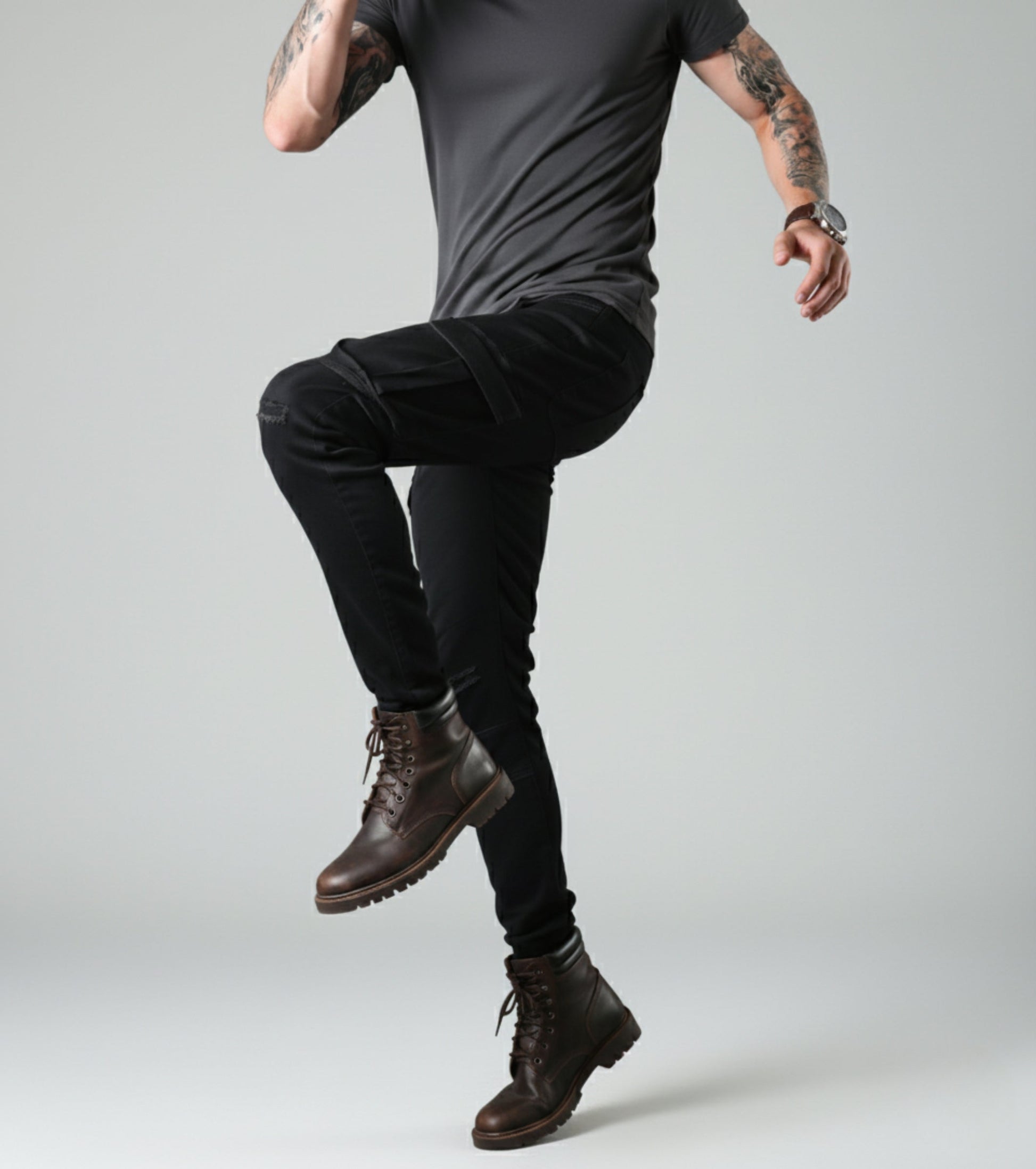 L'MONTE  Men's Skinny Fit Stretchy Joggers My Store