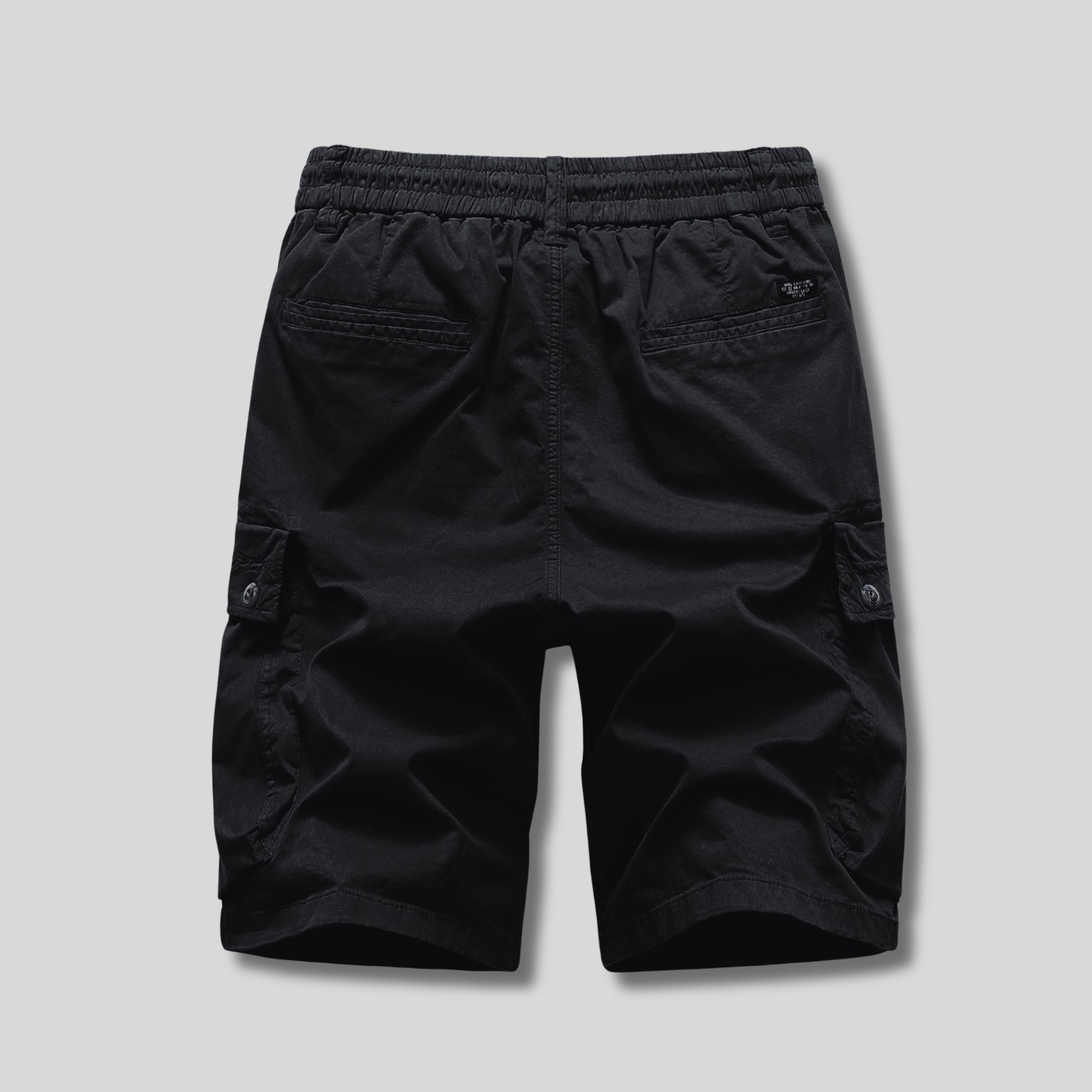 L'MONTE Imported Men's  Black Cotton Cargo Shorts Lmonte International
