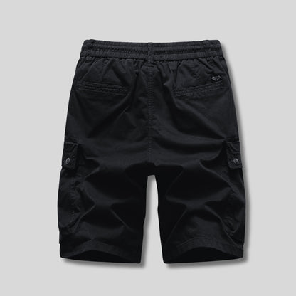 L'MONTE Imported Men's  Black Cotton Cargo Shorts Lmonte International
