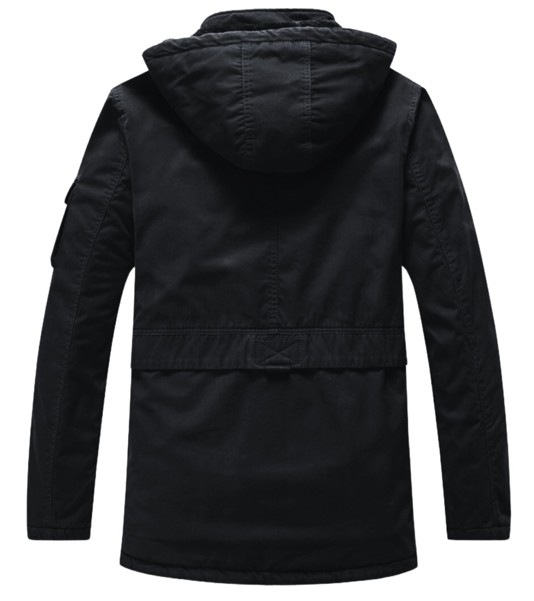 L MONTE Men s Black Heavy Duty Winter Jacket Lmonte International