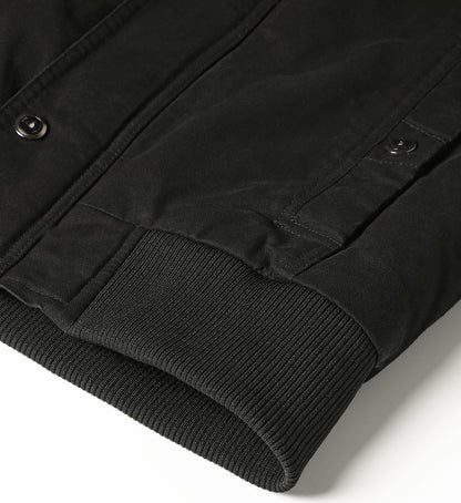 L'MONTE Men's Black Military-Style Cargo Winter Jacket My Store