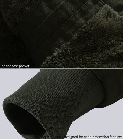 L'MONTE Men's Khaki Military Style Cargo Cotton Jacket My Store