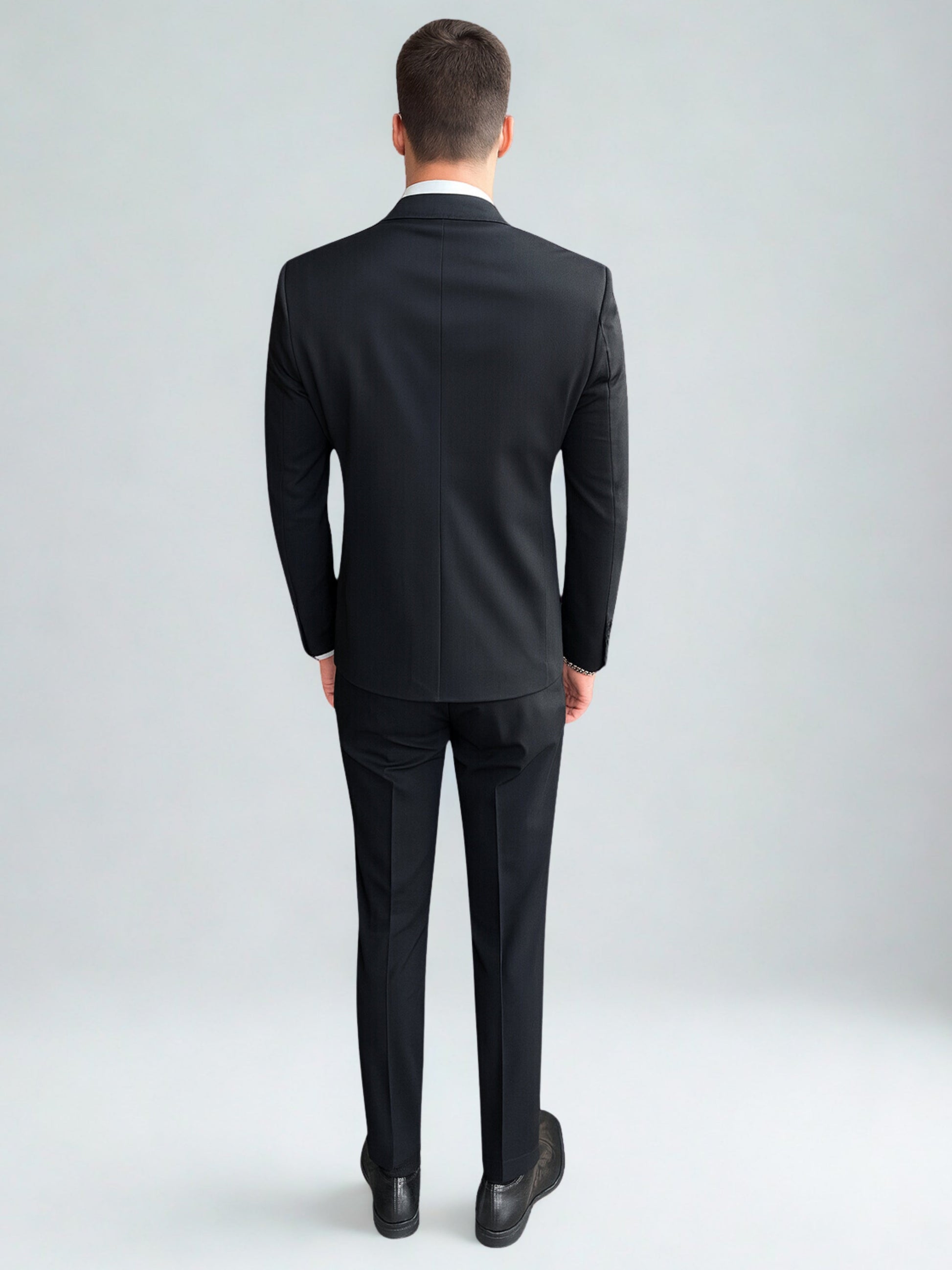 L'MONTE Imported Black 2 Piece Suit Blazer for Men Formal Slim Fit My Store