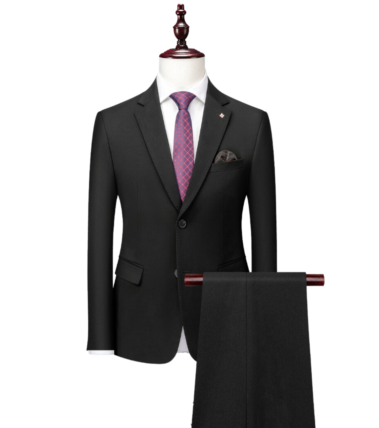 L'MONTE Imported Black 2 Piece Suit Blazer for Men Formal Slim Fit My Store