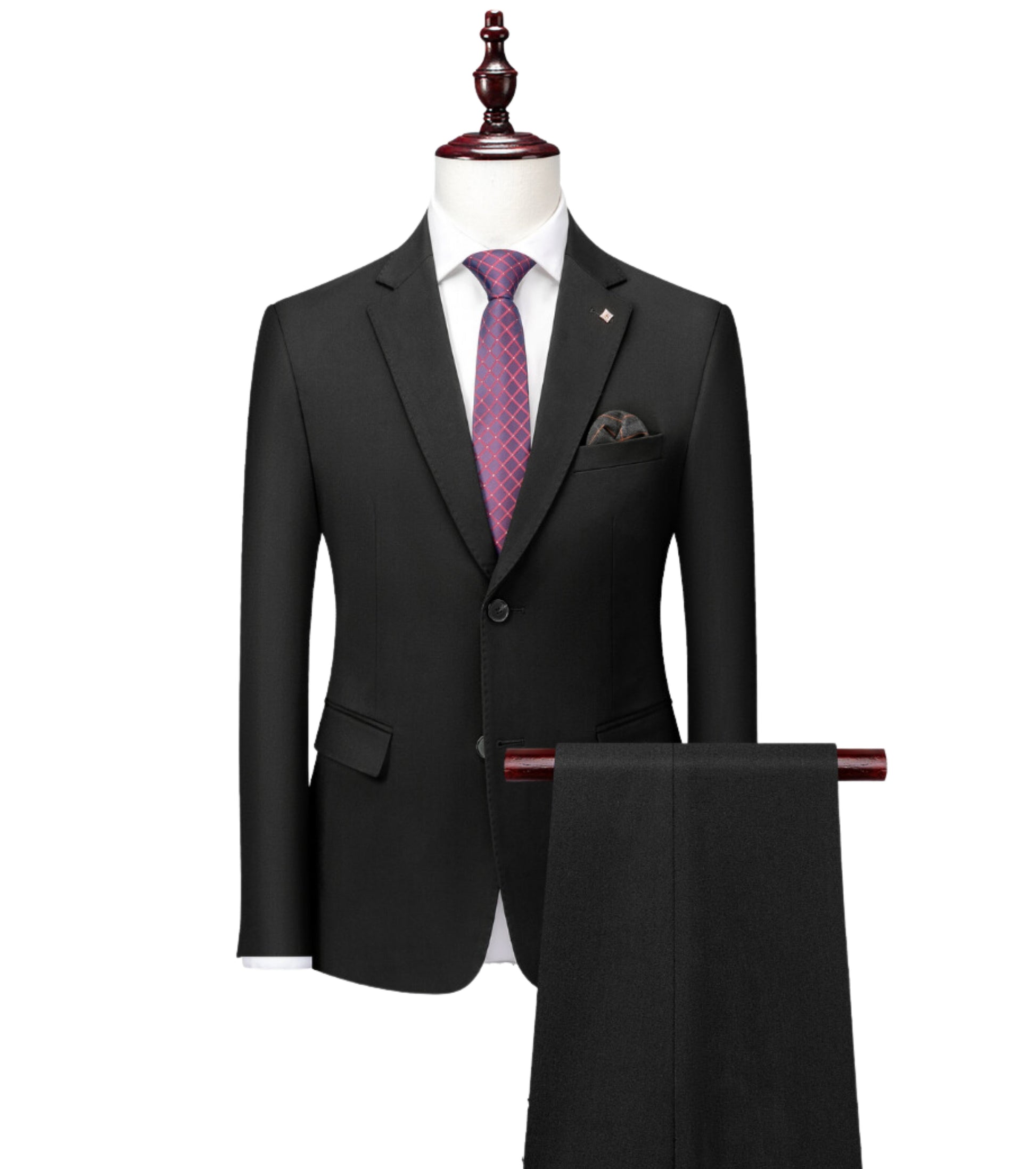 L'MONTE Imported Black 2 Piece Suit Blazer for Men Formal Slim Fit My Store