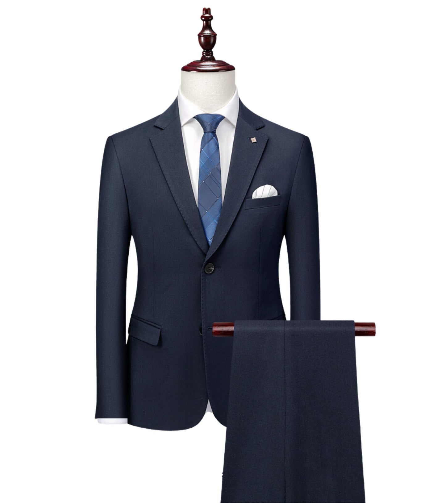 L'MONTE Imported Blue 2 Piece Suit Blazer for Men Formal Slim Fit My Store