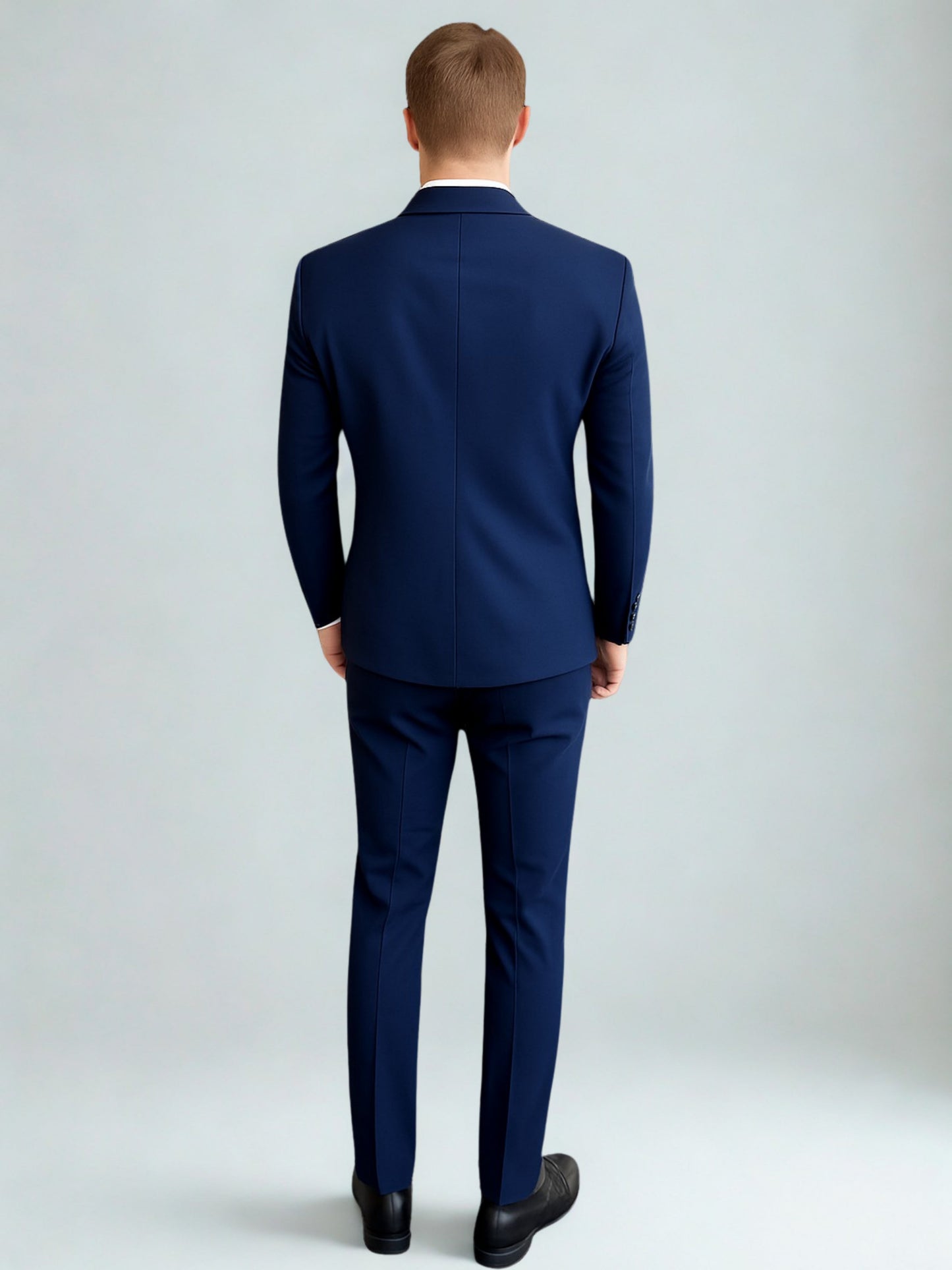 L'MONTE Imported Blue 2 Piece Suit Blazer for Men Formal Slim Fit My Store