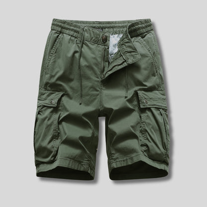 L'MONTE Imported Men's  Green Cotton Cargo Shorts My Store
