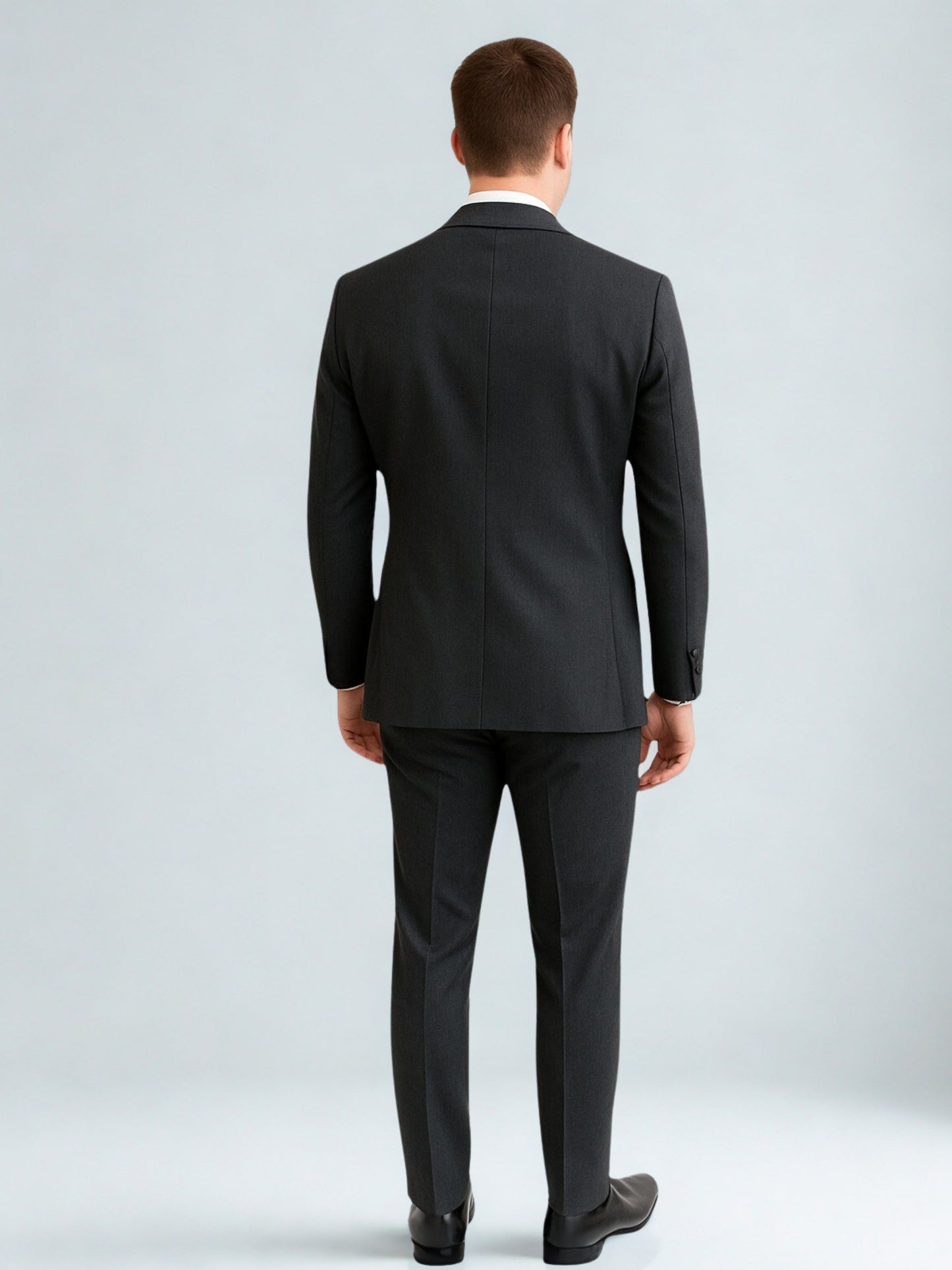 L'MONTE Imported Dark Grey 2 Piece Suit Blazer for Men Formal Slim Fit My Store