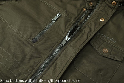 L'MONTE Men's Army Green Heavy-Duty Winter Cargo Jacket My Store