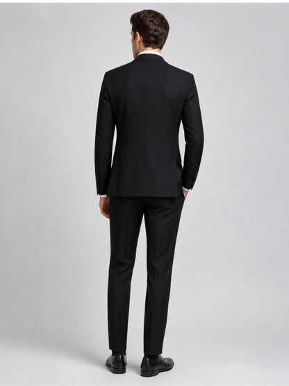 L'MONTE Men's Black Casual Slim Fit Blazer My Store
