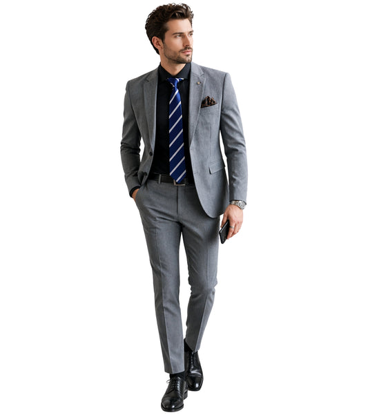 L'MONTE Imported 2 Piece Suit Blazer for Men Formal Slim Fit (96002) My Store