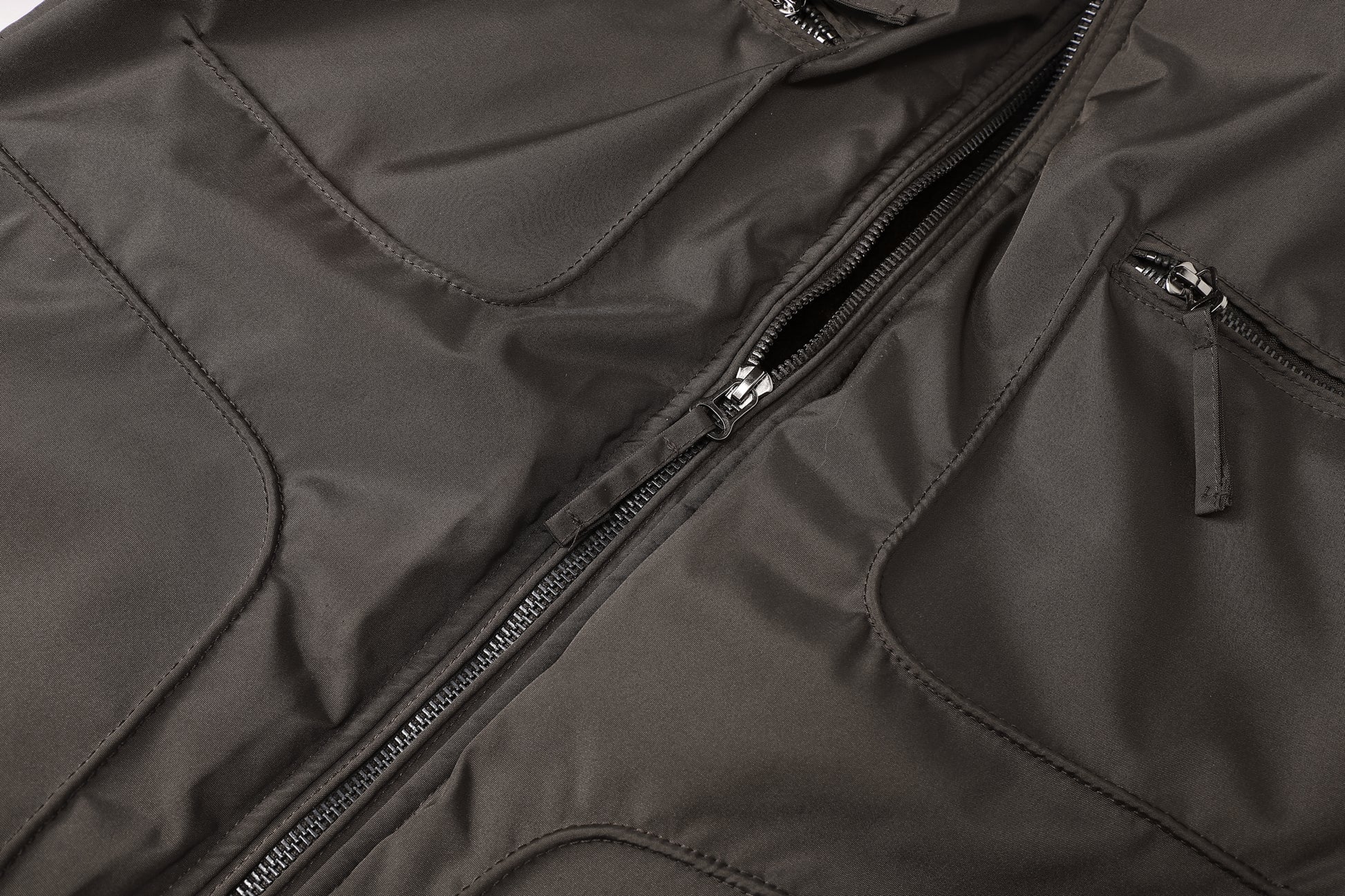 L'MONTE Men's Olive Green Polyester Bomber Jacket My Store