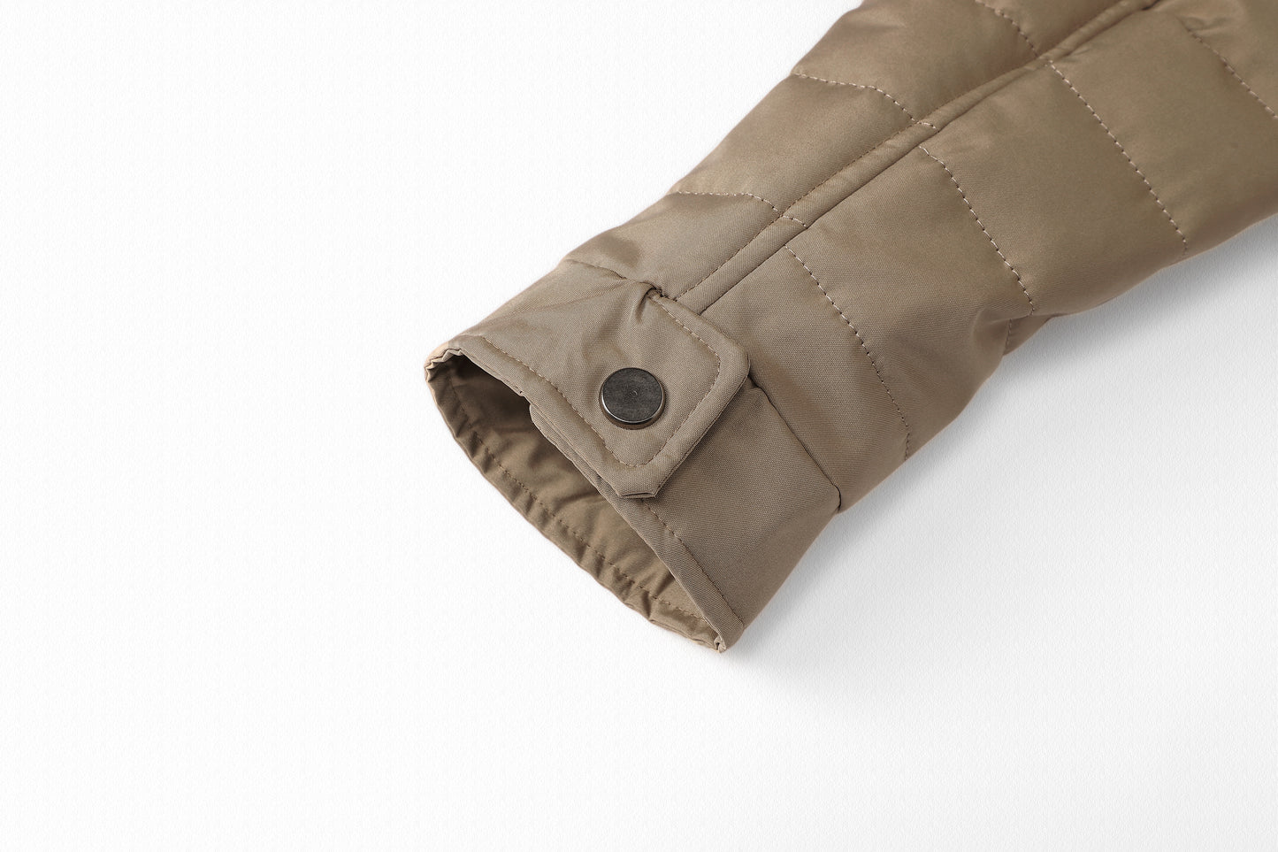 L'MONTE Men's Khaki Polyester Bomber Jacket My Store
