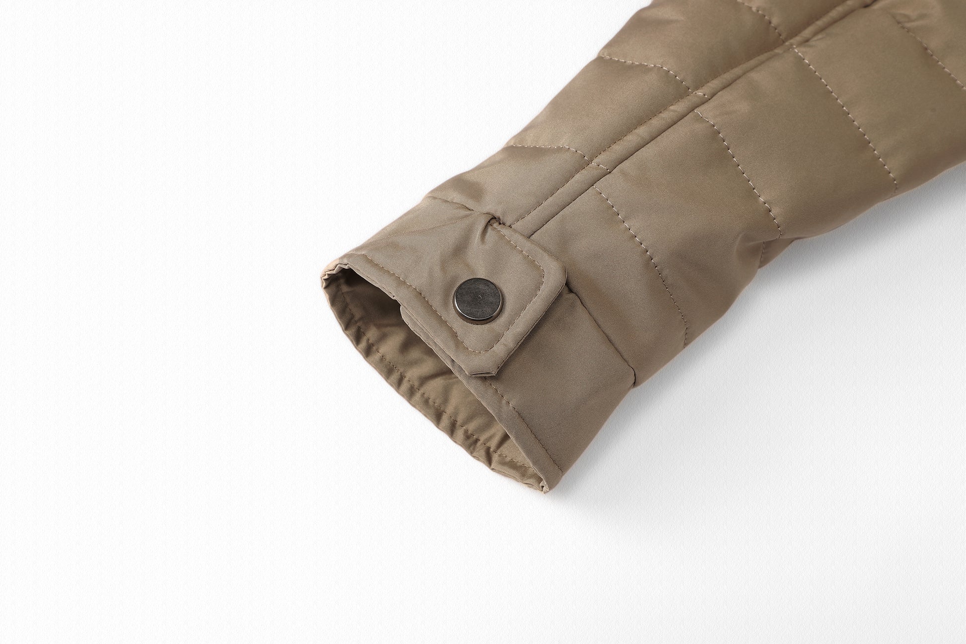 L'MONTE Men's Khaki Polyester Bomber Jacket My Store