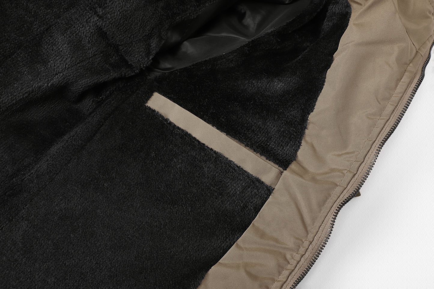 L'MONTE Men's Khaki Polyester Bomber Jacket My Store