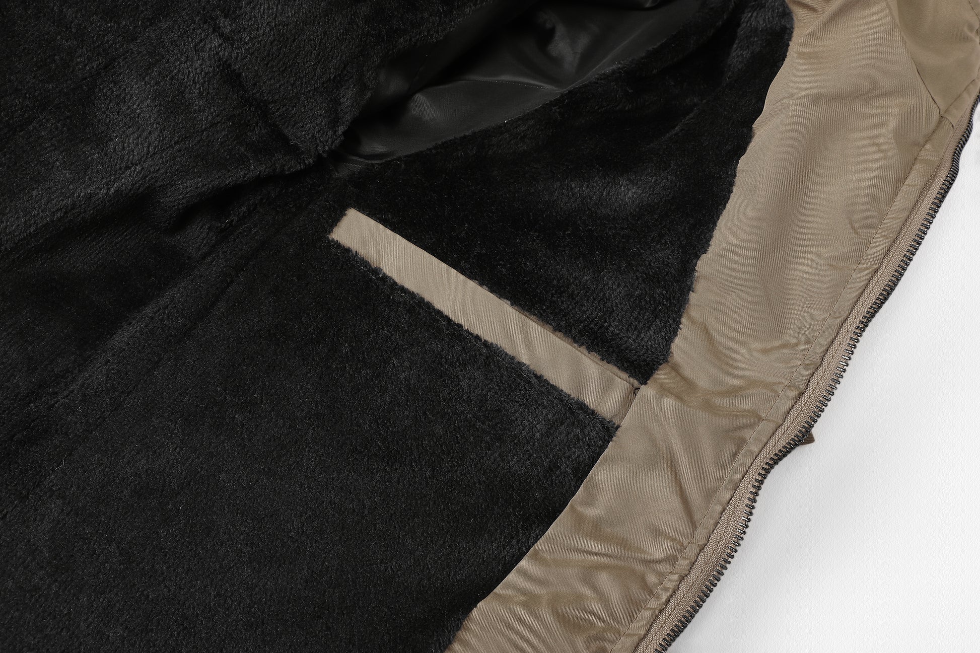 L'MONTE Men's Khaki Polyester Bomber Jacket My Store