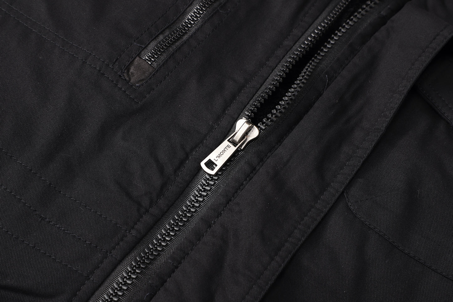 L'MONTE Men's Black Heavy-Duty Winter Cargo Jacket My Store
