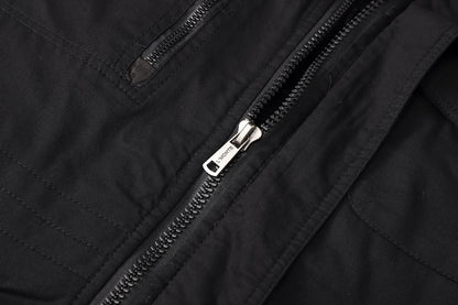 L'MONTE Men's Black Heavy-Duty Winter Cargo Jacket My Store