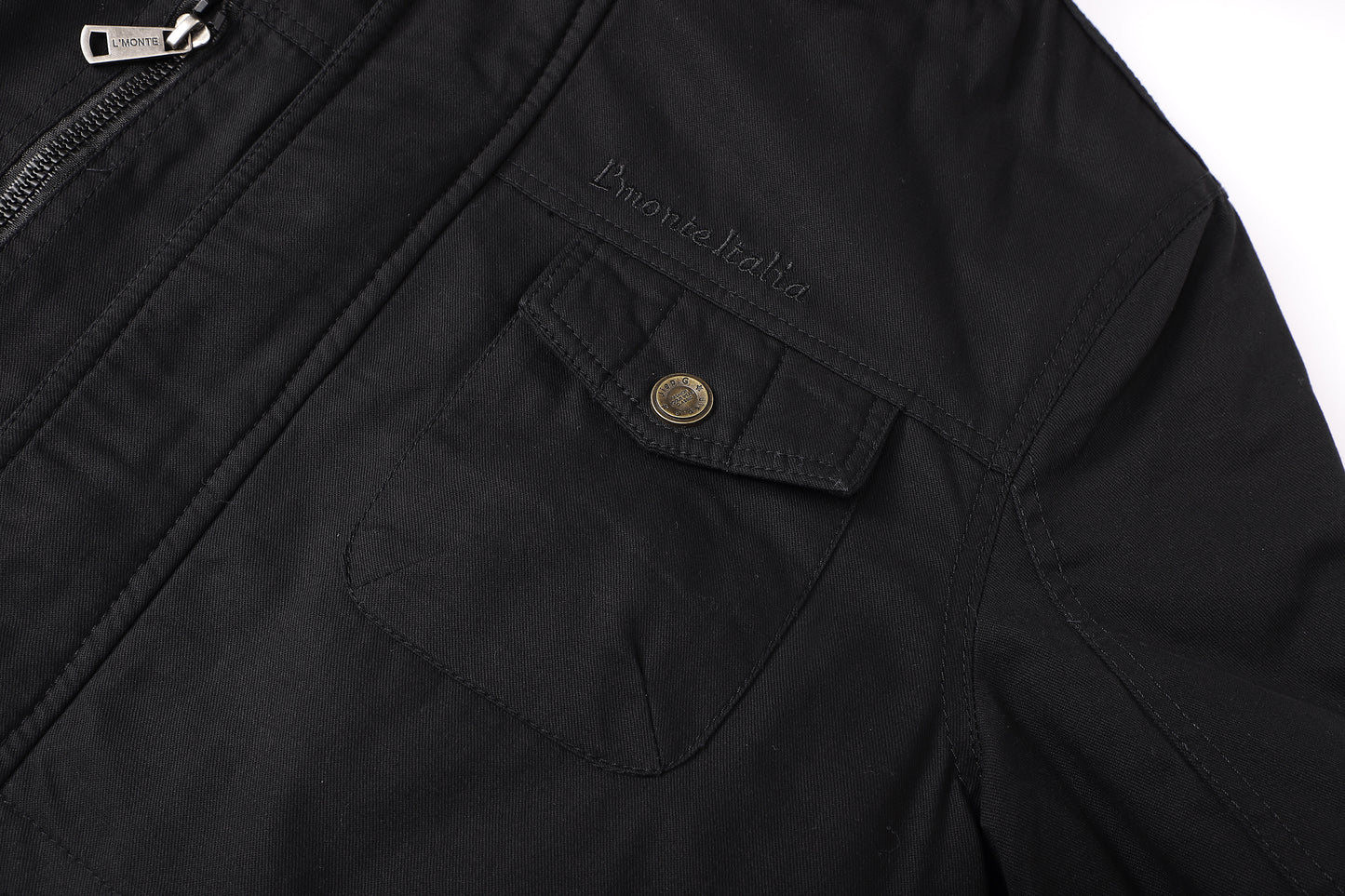 L'MONTE Men's Black Heavy-Duty Winter Cargo Jacket My Store