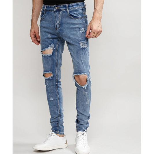 L'monte Skinny Damaged Jeans My Store