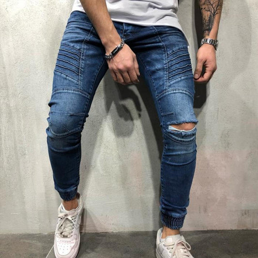 L'monte Light Damaged Skinny Jeans My Store