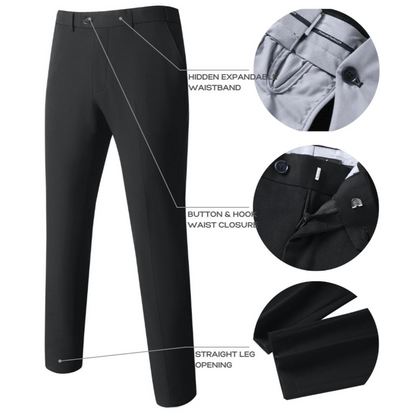 L'MONTE Men's Slim Fit Formal Pant My Store